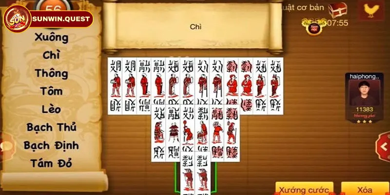 Bài Chắn Sunwin - Game Bài Được Yêu Thích Hàng Đầu Hiện Nay