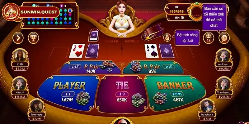 Baccarat Kim Tài Sunwin là gì?